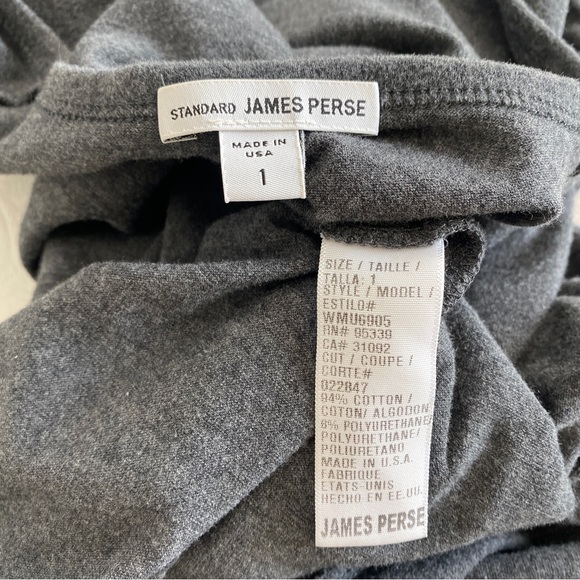 James Perse Short Sleeve Stretch Maxi Dress - Picture 8 of 9